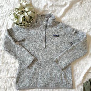 Patagonia 1/4 Zip Grey Sweater